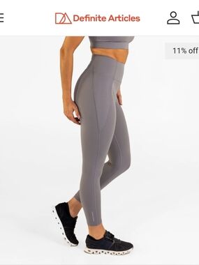Gray High-Rise Leggings — Sculpting Everyday Activewear